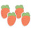8Pcs Orange Antifreeze Face Stickers Cotton Windproof Winter Protector 10