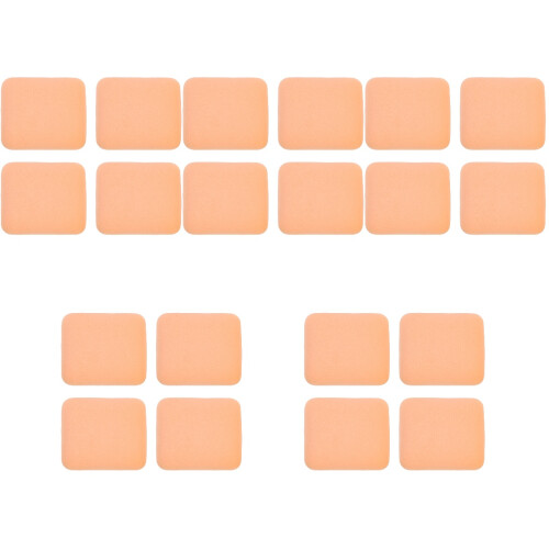 20Pcs Durable Khaki Cosmetic Powder Soft Supple Makeup 2