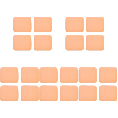 20Pcs Durable Khaki Cosmetic Powder Soft Supple Makeup 1