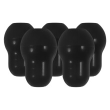 10Pcs Black Silicone Ear Pieces Universal Replacement for Stethoscopes