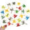 72 Pcs Outdoor Decorations Child 9