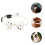 2pcs Cat Collar White The Dog Leopard Print Cotton Polyester 8