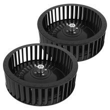 4Pcs Black Metal Blower Wheel for Kitchen Range Hood Motor Exhaust Fan
