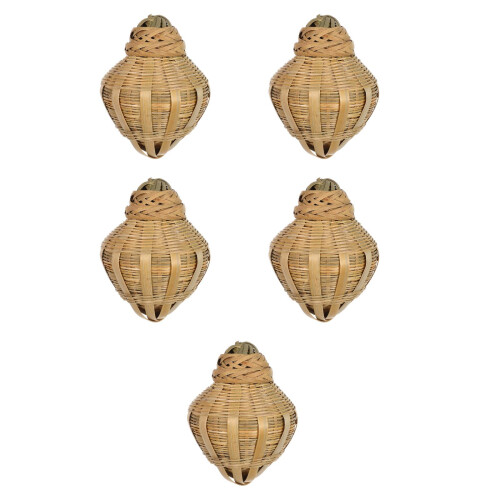 5Pcs Bamboo Cage Small Portable Cricket Grasshopper House 2