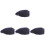 4Pcs Comfortable Denim Chef Caps Kitchen Serving and Cooking Hats 4