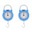 2Pcs Handheld Bag Weighing Scale for Travel Lightweight Durable Hook 4