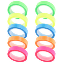 Zcyifa Whiteboard Tape 10 Rolls Highlight Tapes 0.8cm*5m Clear Tape