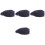 4Pcs Comfortable Denim Chef Caps Kitchen Serving and Cooking Hats 5