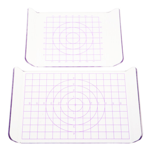 10 Pcs Acrylic Clay Roll Board Polymer Clay Plate Round Corner 1