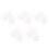 10 Pcs Acrylic Clay Roll Board Polymer Clay Plate Round Corner 5