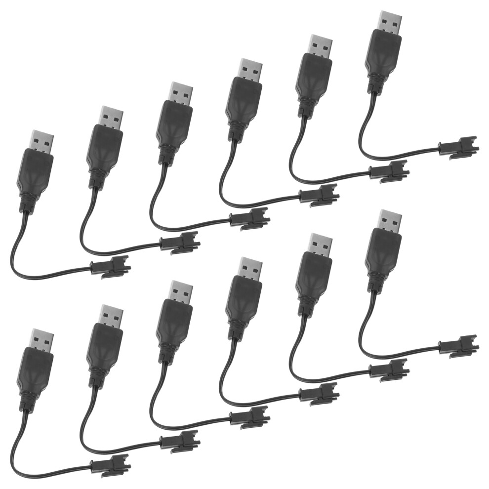 24Pcs Multi-Use Usb Power Cord Short Cable For Rc Car Bubble Machine 3631019824157