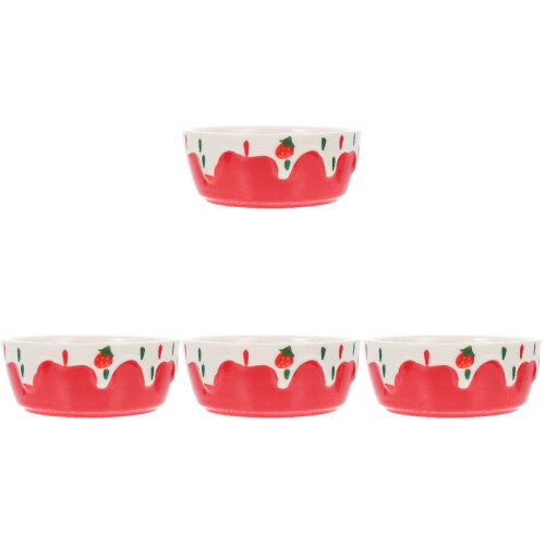 4Pcs Ceramic Feeder Bowl For Hamster And Guinea Pig 1