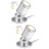 2 Sets Display Lighting Ceiling Spotlights Jewelry Showcase Indoor 7