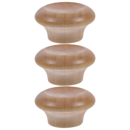 9pcs Solid Wood Pot Lid Knobs For Cookware Lid Replacement Heat Insulated Holding Handles For Kitchen Use
