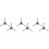 6 Pcs Y-Type Microwave Glass Plate Turntable Support Replacement 4