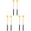 3Pairs Practical Wooden Marimba Hammer Durable Instrument Sticks 2