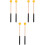 3Pairs Practical Wooden Marimba Hammer Durable Instrument Sticks 3
