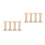 2 Pieces Wooden Spool Empty Thread Spools Sewing Storage Organizer 7