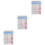 3Pcs Electric Bass Chord Reference Chart Durable Coated Paper Beginner 3