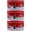 3Pcs Christmas Tinplate Gift Boxes, Red Cookie & Candy Storage Cases 10