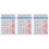 3Pcs Electric Bass Chord Reference Chart Durable Coated Paper Beginner 8