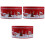 3Pcs Christmas Tinplate Gift Boxes, Red Cookie & Candy Storage Cases 5