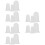 3 Count Piping Tip Covers Nozzle Protective Cap Silicone Frosting 9