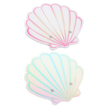 4 Pcs Eyelash Extension Glue Holder Acrylic Pallet Shaped Tool Pad