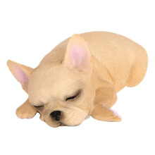 2pcs Vivid Bulldog Figurines Imitation Dog Doll Ornament