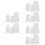 3 Count Piping Tip Covers Nozzle Protective Cap Silicone Frosting 8