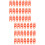 120Pcs Practical Red Plastic Queen-Bee Storage Cages Apiculture Supply 9