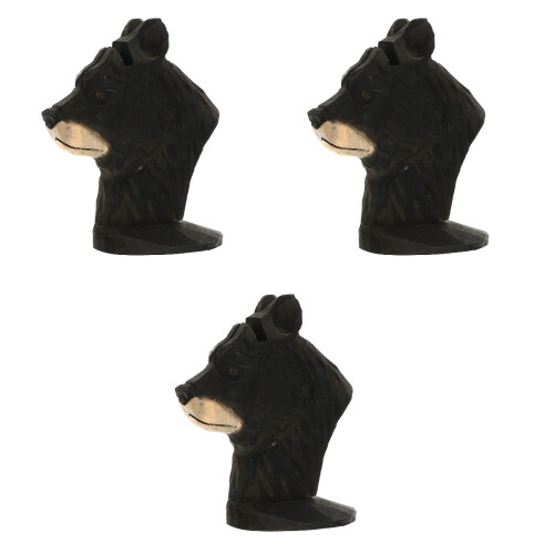 3Pièces Support Lunettes Bois Animal Décor Bureau Coloré 2