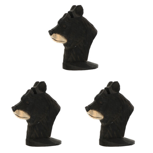 3Pièces Support Lunettes Bois Animal Décor Bureau Coloré 1