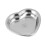 2 Pieces Heart Shaped Plate Kitchen Tabletop Snack Tray Serving Bowl 9