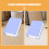 6Pcs Clear Acrylic Mini Easels Stands Versatile Plate and Book Display 7