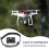 Black Plastic Camera Mount For Drone With Anti-Skid Rubber Pad 7