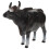 2 Pcs Simulation Cow Model Simulated Cattle Model Child 14x10.5x4cm 3