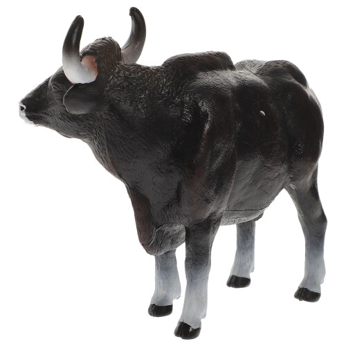 2 Pcs Simulation Cow Model Simulated Cattle Model Child 14x10.5x4cm 2