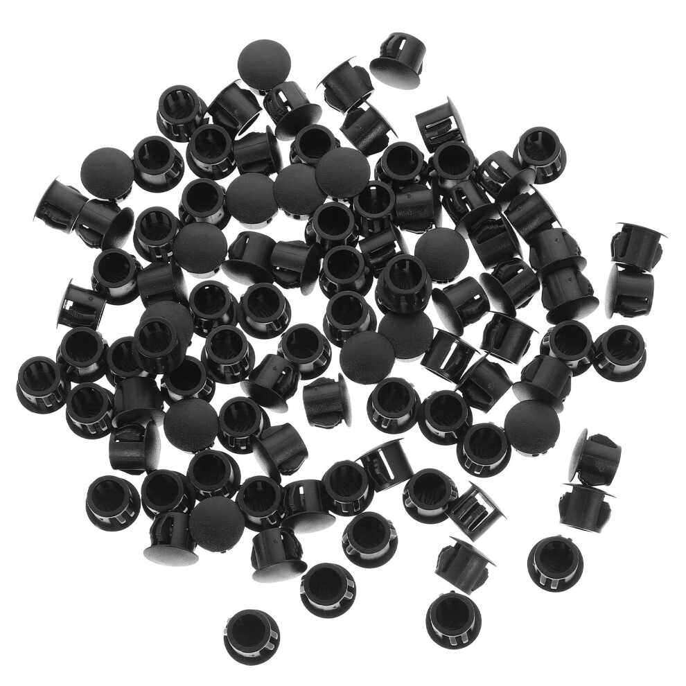 200Pcs Reusable Black Abs Hole Plugs For Furniture Diy Panel Fastening 3631237090891