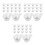 1200Pcs Small Clear Plastic Cups for Epoxy Resin and Art Projects 6