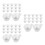 1200Pcs Small Clear Plastic Cups for Epoxy Resin and Art Projects 9