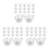 1200Pcs Small Clear Plastic Cups for Epoxy Resin and Art Projects 10