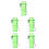 5pcs Lighter Storage Case Keychain Protection Container 3