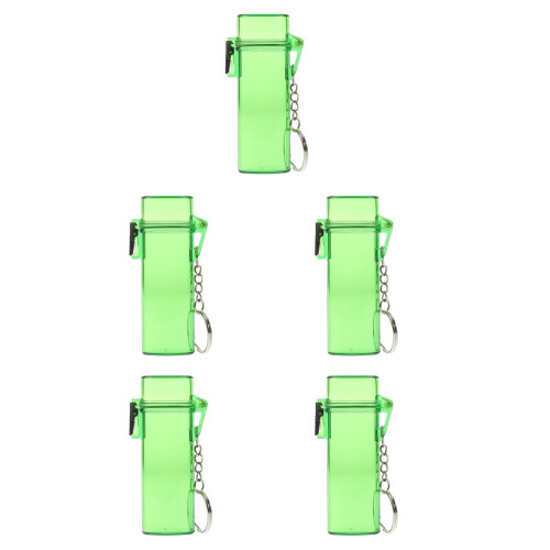 5pcs Lighter Storage Case Keychain Protection Container 2