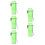 5pcs Lighter Storage Case Keychain Protection Container 7