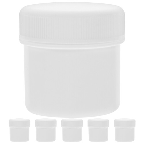 30Pcs Sturdy White Hdpe Buckets with Lid for Multi-Use Paint Storage 1
