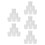 30Pcs Sturdy White Hdpe Buckets with Lid for Multi-Use Paint Storage 3