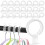 5Stk Windschutz Kleiderbügel Clips Aus Robustem Kunststoff Transparent 1