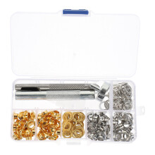 200 Sets Air Eye Button Set Shoe Alloy Tarpaulin