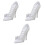 3pcs Dining Table Ring Holder Miss 3